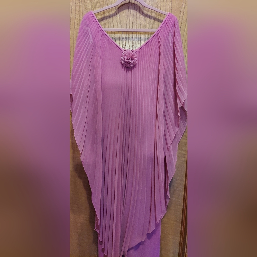 1970's Accordian Pleated dress